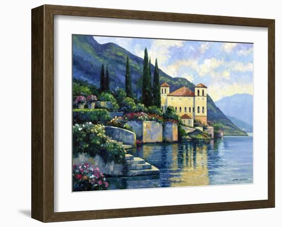 Reflections of Lago Maggiore-John Zaccheo-Framed Giclee Print