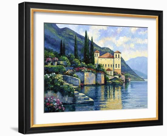 Reflections of Lago Maggiore-John Zaccheo-Framed Giclee Print