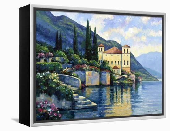 Reflections of Lago Maggiore-John Zaccheo-Framed Premier Image Canvas