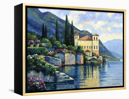 Reflections of Lago Maggiore-John Zaccheo-Framed Premier Image Canvas