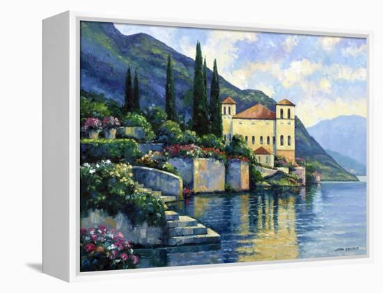 Reflections of Lago Maggiore-John Zaccheo-Framed Premier Image Canvas