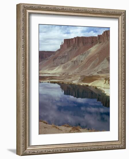 Reflections of Mountains in the Water of the Band-I-Amir Lakes in Afghanistan-Sassoon Sybil-Framed Photographic Print