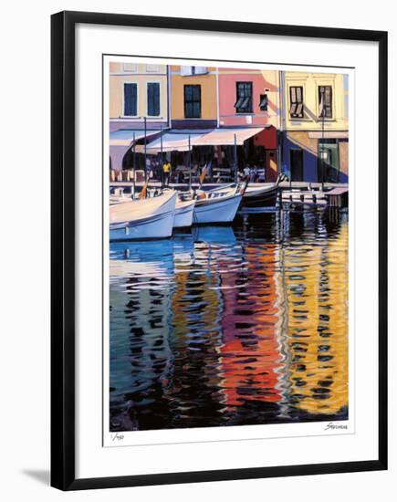 Reflections of Portofino-Tom Swimm-Framed Giclee Print