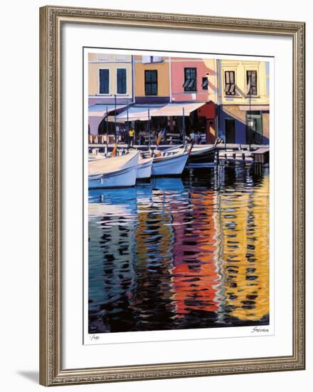 Reflections of Portofino-Tom Swimm-Framed Giclee Print