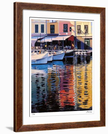 Reflections of Portofino-Tom Swimm-Framed Giclee Print