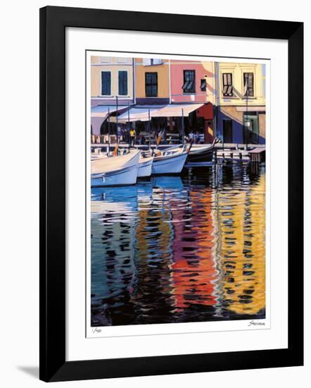 Reflections of Portofino-Tom Swimm-Framed Giclee Print