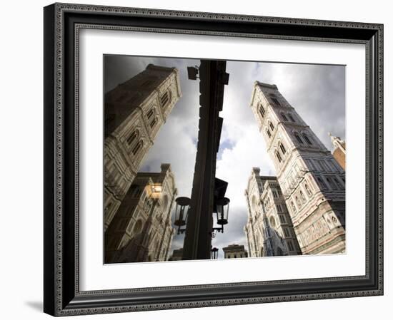 Reflections of the Cathedral of Santa Maria Del Fiore, Florence, Tuscany, Italy-Olivieri Oliviero-Framed Photographic Print