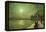 Reflections on the Thames, Westminster, 1880-John Atkinson Grimshaw-Framed Premier Image Canvas