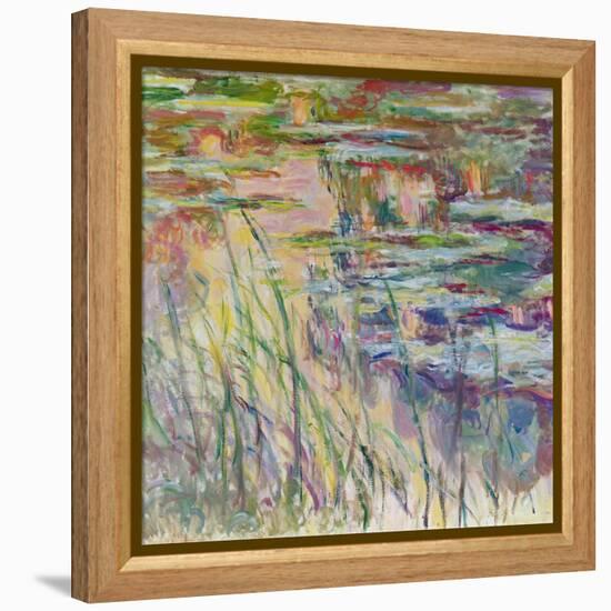 Reflections on the Water, 1917-Claude Monet-Framed Premier Image Canvas