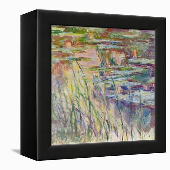 Reflections on the Water, 1917-Claude Monet-Framed Premier Image Canvas