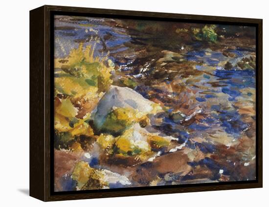 Reflections Rocks and Water, 1908 10 watercolor on paper-John Singer Sargent-Framed Premier Image Canvas