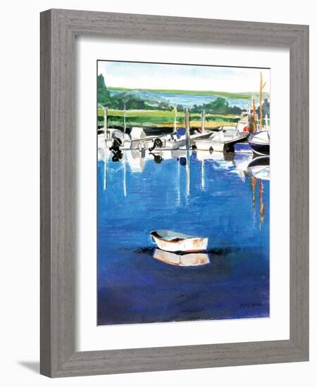 Reflections Stage Harbor-Gregory Gorham-Framed Art Print