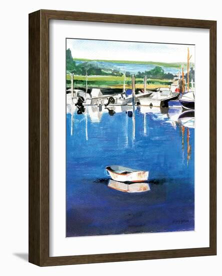 Reflections Stage Harbor-Gregory Gorham-Framed Art Print