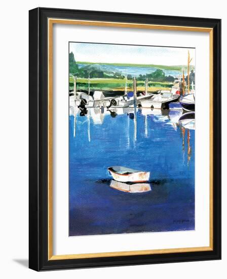 Reflections Stage Harbor-Gregory Gorham-Framed Art Print