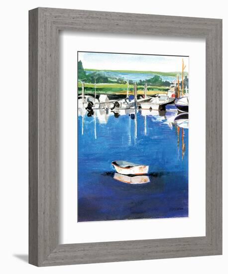 Reflections Stage Harbor-Gregory Gorham-Framed Art Print