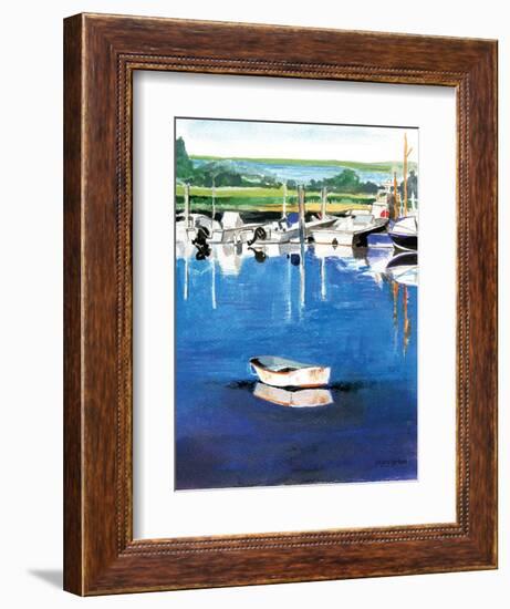 Reflections Stage Harbor-Gregory Gorham-Framed Art Print