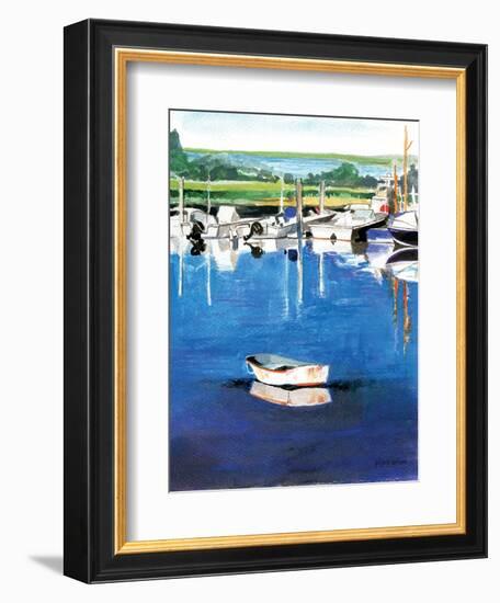 Reflections Stage Harbor-Gregory Gorham-Framed Art Print