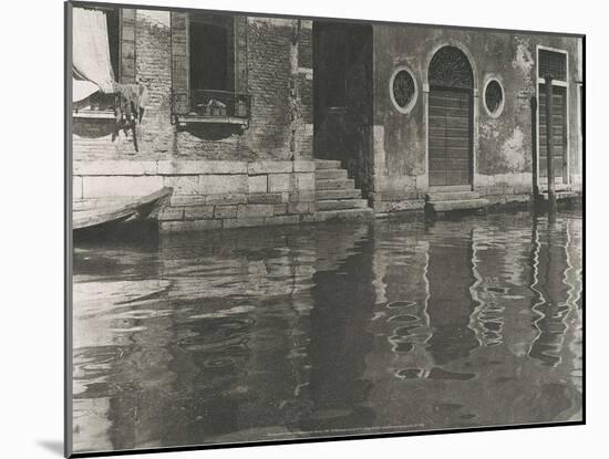 Reflections, Venice, 1897-Unknown-Mounted Art Print