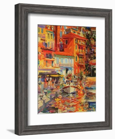 Reflections, Villefranche, 2002-Peter Graham-Framed Giclee Print