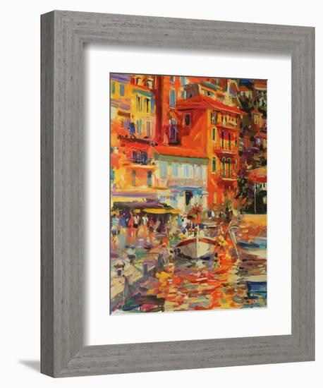 Reflections, Villefranche, 2002-Peter Graham-Framed Giclee Print