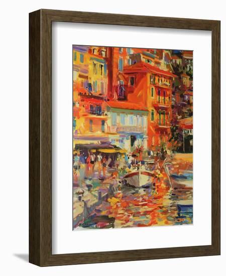 Reflections, Villefranche, 2002-Peter Graham-Framed Giclee Print