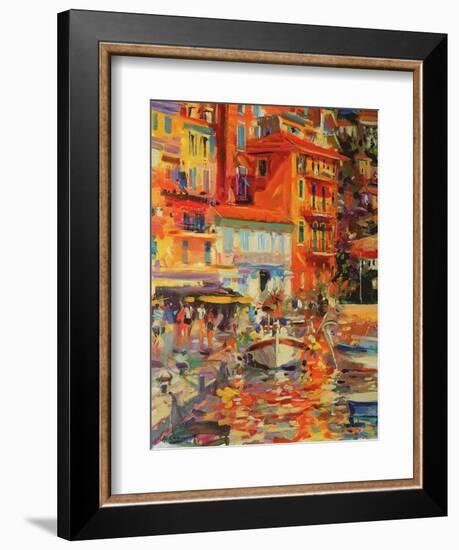 Reflections, Villefranche, 2002-Peter Graham-Framed Giclee Print