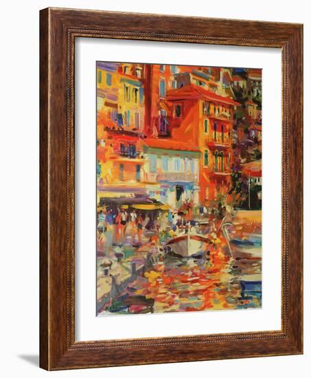 Reflections, Villefranche, 2002-Peter Graham-Framed Giclee Print