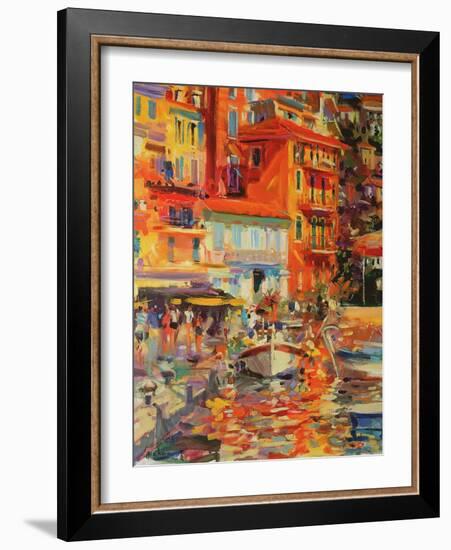 Reflections, Villefranche, 2002-Peter Graham-Framed Giclee Print