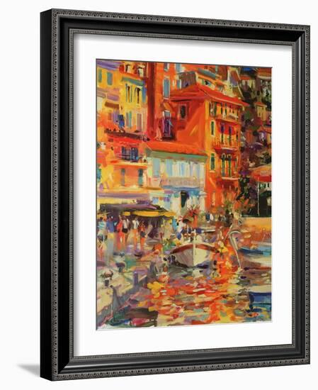 Reflections, Villefranche, 2002-Peter Graham-Framed Giclee Print