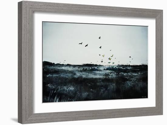 Reflective Fields II-Sydney Edmunds-Framed Giclee Print