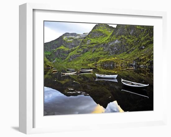 Reflective Mooring-Assaf Frank-Framed Giclee Print