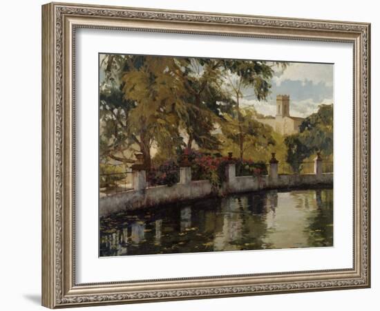 Reflejos en el Estanque-Poch Romeu-Framed Art Print