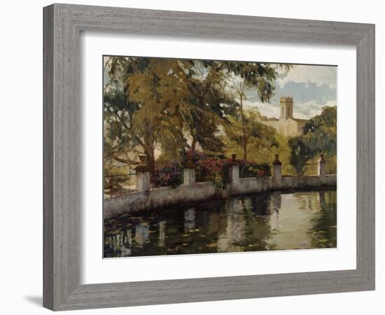 Reflejos en el Estanque-Poch Romeu-Framed Art Print