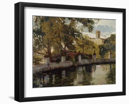 Reflejos en el Estanque-Poch Romeu-Framed Art Print