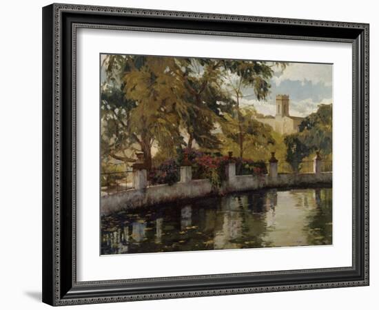 Reflejos en el Estanque-Poch Romeu-Framed Art Print