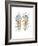 Reflexology Foot Map, Artwork-Peter Gardiner-Framed Photographic Print