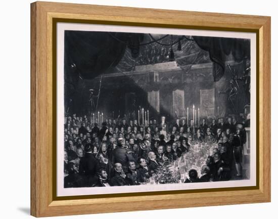 Reform Banquet at the Guildhall, London, 1837-Benjamin Robert Haydon-Framed Premier Image Canvas