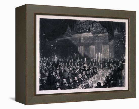 Reform Banquet at the Guildhall, London, 1837-Benjamin Robert Haydon-Framed Premier Image Canvas