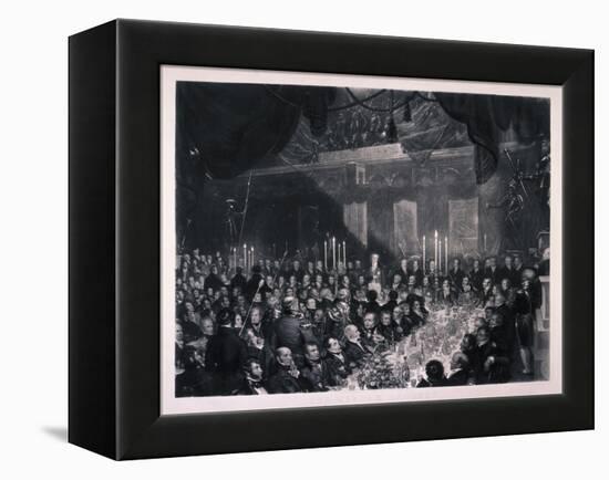 Reform Banquet at the Guildhall, London, 1837-Benjamin Robert Haydon-Framed Premier Image Canvas