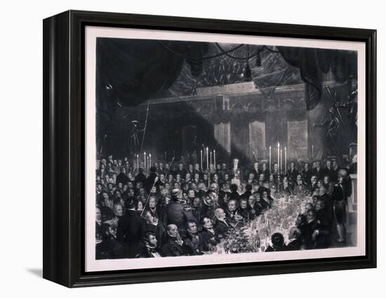 Reform Banquet at the Guildhall, London, 1837-Benjamin Robert Haydon-Framed Premier Image Canvas