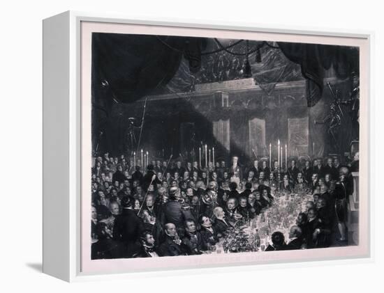 Reform Banquet at the Guildhall, London, 1837-Benjamin Robert Haydon-Framed Premier Image Canvas