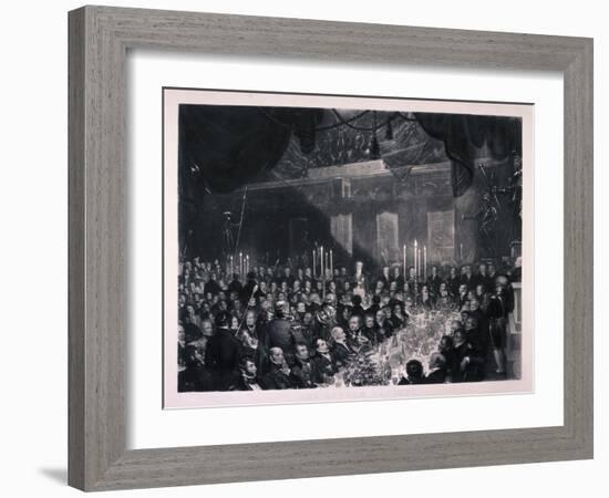 Reform Banquet at the Guildhall, London, 1837-Benjamin Robert Haydon-Framed Giclee Print