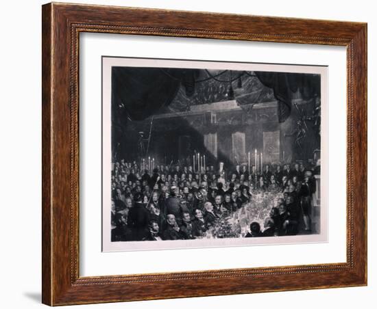 Reform Banquet at the Guildhall, London, 1837-Benjamin Robert Haydon-Framed Giclee Print