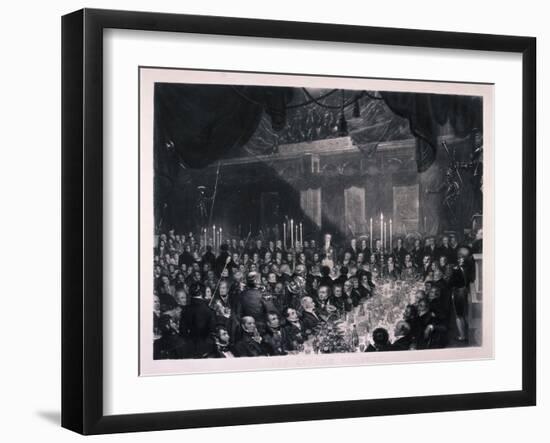 Reform Banquet at the Guildhall, London, 1837-Benjamin Robert Haydon-Framed Giclee Print