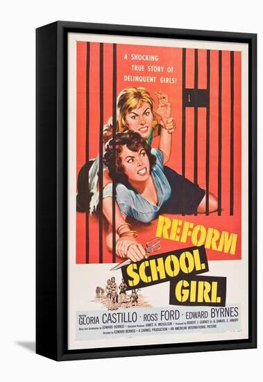 Reform School Girl-null-Framed Stretched Canvas