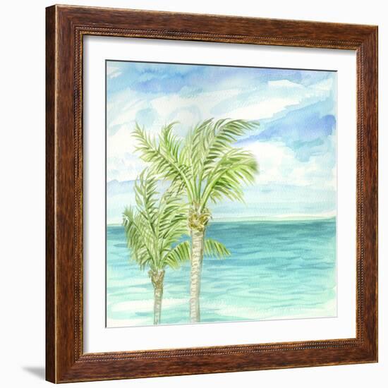 Refreshing Coastal Breeze I-Nicholas Biscardi-Framed Art Print