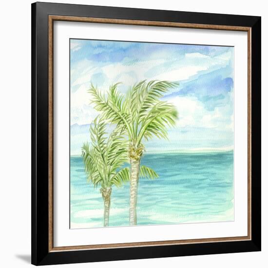 Refreshing Coastal Breeze I-Nicholas Biscardi-Framed Art Print