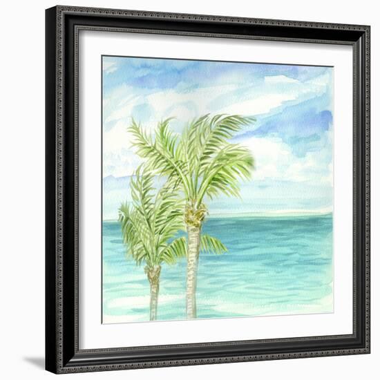 Refreshing Coastal Breeze I-Nicholas Biscardi-Framed Art Print