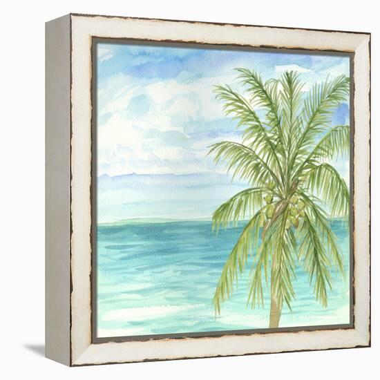 Refreshing Coastal Breeze II-Nicholas Biscardi-Framed Stretched Canvas