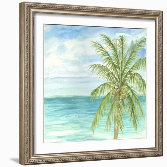 Refreshing Coastal Breeze II-Nicholas Biscardi-Framed Art Print